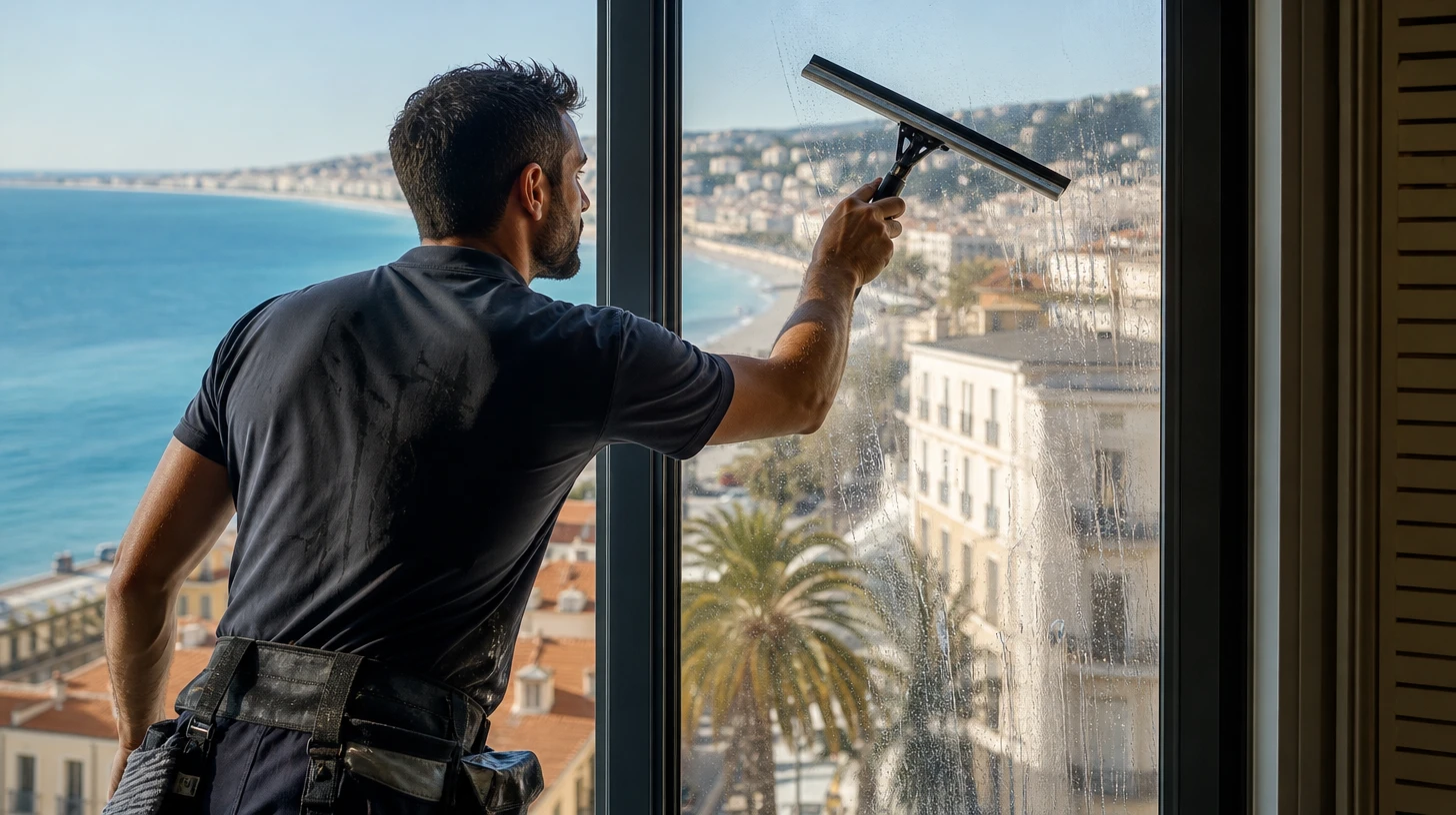 Nettoyage de vitres à Nice : astuces et solutions pour des surfaces brillantes